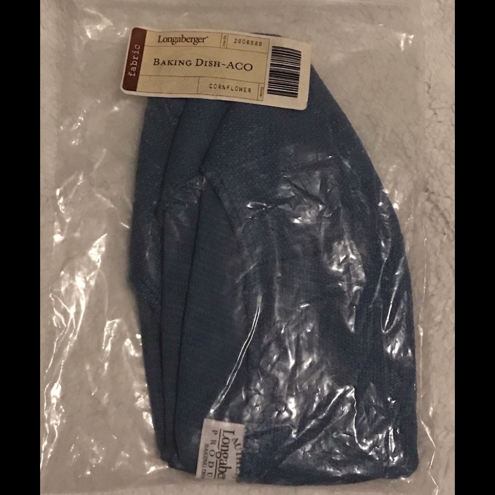 Longaberger “Baking Dish Liner - ACO” in Cornflower - New in Package